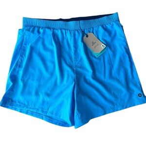 PrAna Peak to Pavement Lined Shorts Moisture Wicking Clear Sky 6” inseam  XXL